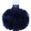 Trusou complet pentru botez baieti, costum bleumarin, trusou brodat "azi m-am crestinat", lumanare cu "Radacini si aripi de la parinti" si pantofiori, bleumarin, 13 piese, Recostore®, REC2130 - imagine 8