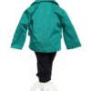 Set trusou complet pentru botez, costum verde menta, 13 piese Recostore®, REC2136