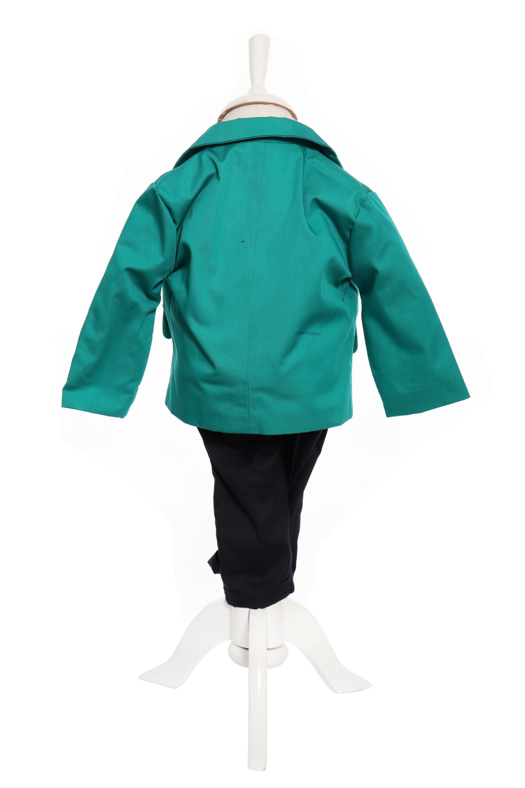 Set trusou complet pentru botez, costum verde menta, 13 piese Recostore®, REC2136
