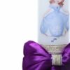 Lumanare botez cu Printesa Sofia accesorizata panglica mov, 30 cm, Recostore®, REC2198
