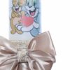 Lumanare botez cu Tom & Jerry accesorizata cu panglica crem, Recostore®, REC2203