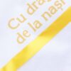 Trusou imprimat cu Winnie The Pooh pentru botez, 6 piese, galben, Recostore®, REC2219