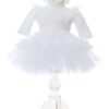 Set complet pentru botez de fete compus din lumanare cu Minnie Mouse, trusou imprimat cu Minnie  REC2253