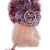 Jucarie de plus tip breloc, Leu maro, 12 cm, Recostore®, REC2326