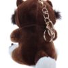 Jucarie de plus tip breloc, Pisicuta maro, 12 cm, Recostore®, REC2328