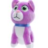 Jucarie de plus tip breloc, Catelus mov, 12 cm, Recostore®, REC2330