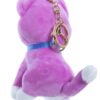 Jucarie de plus tip breloc, Catelus mov, 12 cm, Recostore®, REC2330