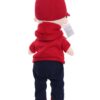 Papusa de plus cu rugaciune, rosu, 45 cm, Recostore®, REC2343
