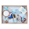Set tava pentru taiere mot la baieti, model cu Bebe Boss, bleu, 6 piese, 35x20 cm, Recostore®, REC1967/139