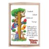 Set tava pentru taiere mot la baieti, model cu Winnie The Pooh, verde, 6 piese, 35x20 cm, Recostore®, REC1967