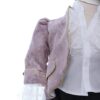 Costum elegant Micul print din Brocart de culoare roz pudrat, 5 , Recostore®, REC2429