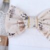 Trusou brodat cu "Azi m-am crestinat" pentru botez de baieti, 7 piese, crem, Recostore®, REC2439
