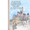 Set tava pentru taiere mot/turta la fete, model Castel, roz, 6 piese, 35x20 cm, Recostore®, REC1967/187
