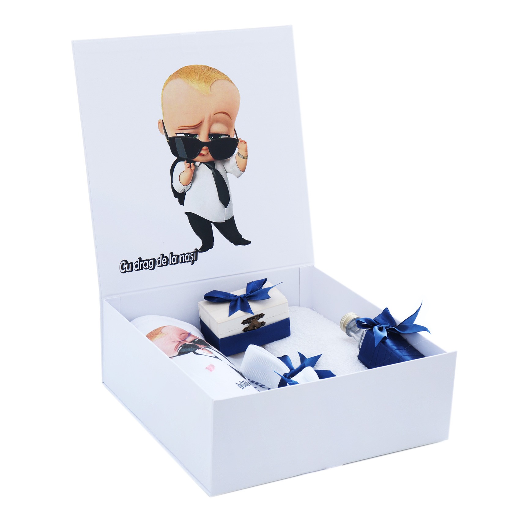 lumanare cu Bebe Boss, trusou cu Bebe Boss si pantofiori, Recostore®, REC2477