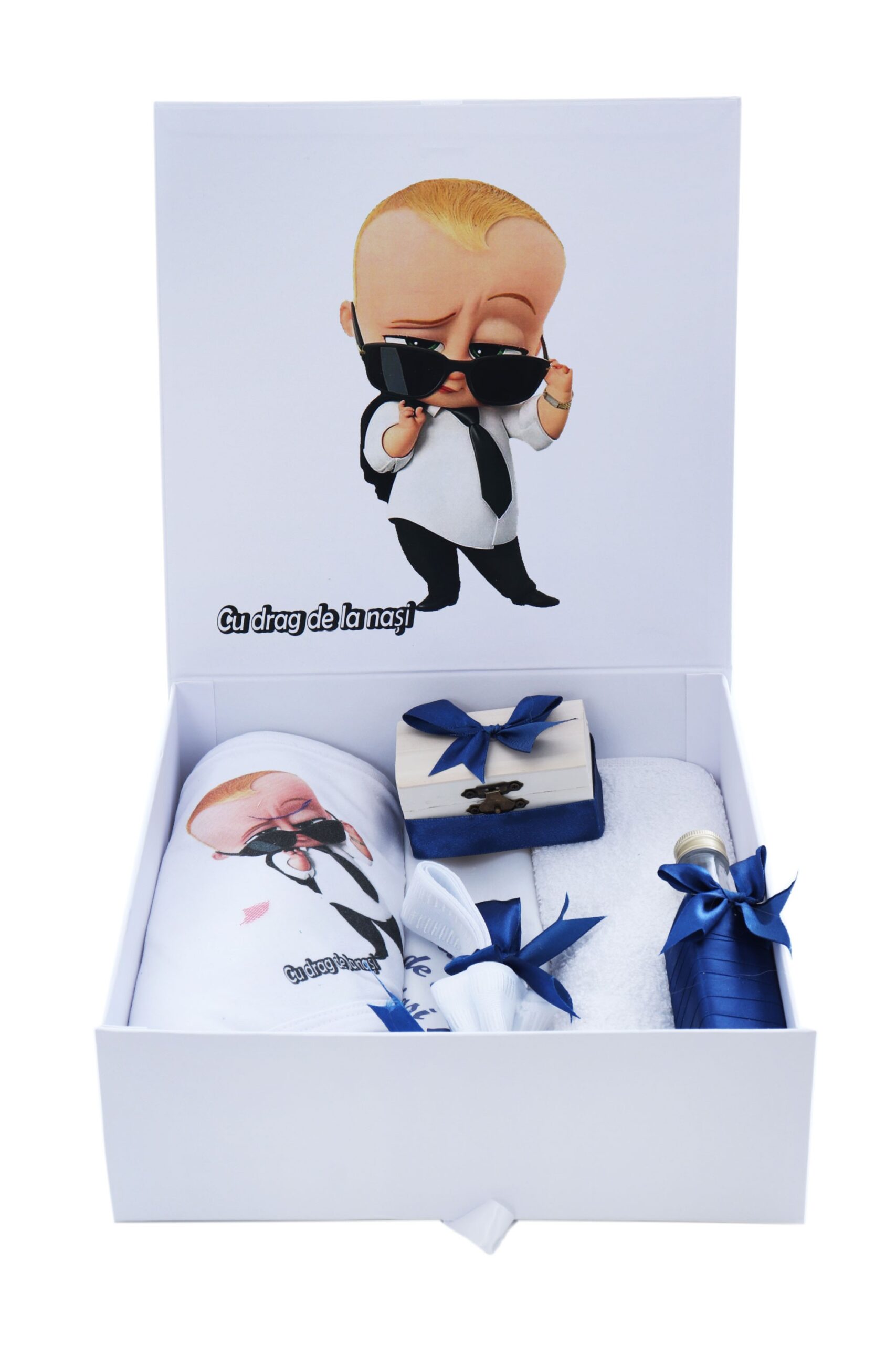 lumanare cu Bebe Boss, trusou cu Bebe Boss si pantofiori, Recostore®, REC2477