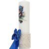 Lumanare botez, model Ursulet Aviator, 30x7 cm, albastru electric,  Recostore®, REC5002/8