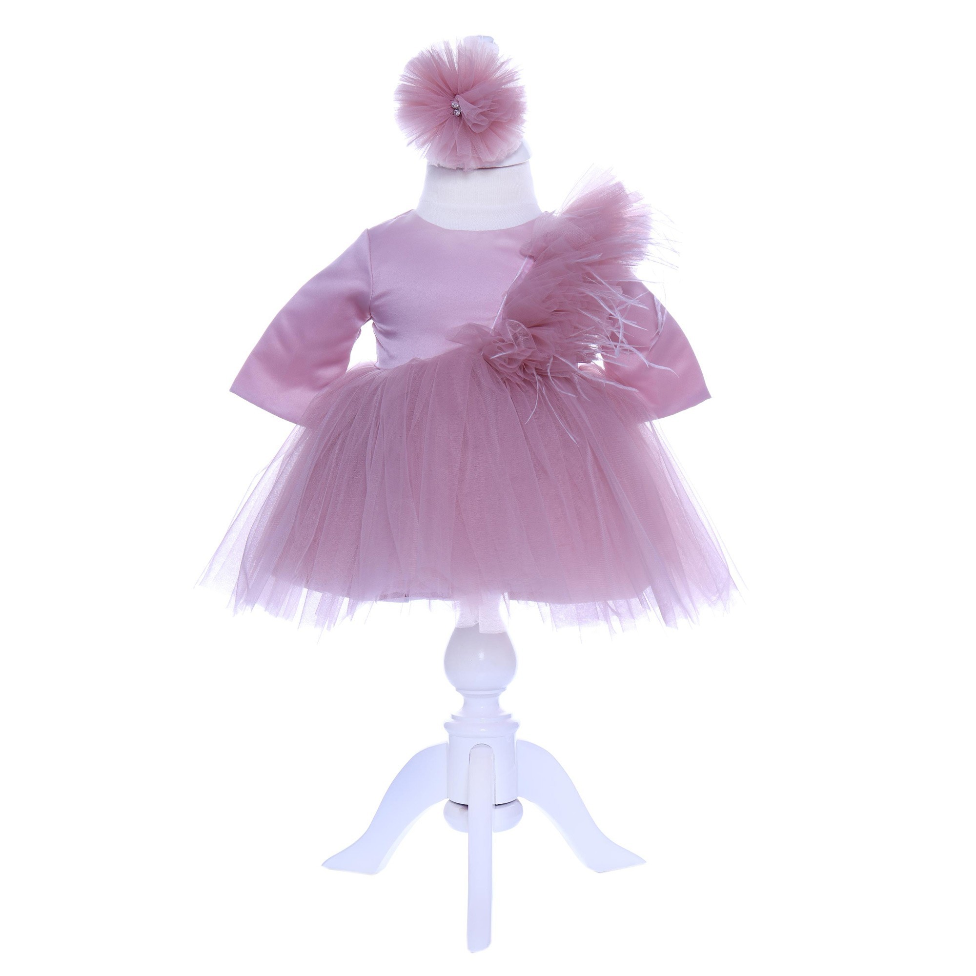 Set trusou complet pentru botez de fete model Zana, 10 piese, Recostore®, REC2494