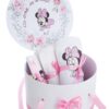 Trusou pentru botez de fete, Model Minnie Mouse, roz, 8 piese, Recostore®, REC2516