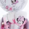Trusou pentru botez de fete, Model Minnie Mouse, roz, 8 piese, Recostore®, REC2516
