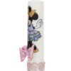 Lumanare botez, model Minnie Mouse, 30x7 cm, roz pudrat,  Recostore®, REC5002/10