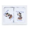 Set pentru prima baita cu nasii, halat, prosop si body, Mickey Mouse, Recostore®, REC2536 - imagine 3