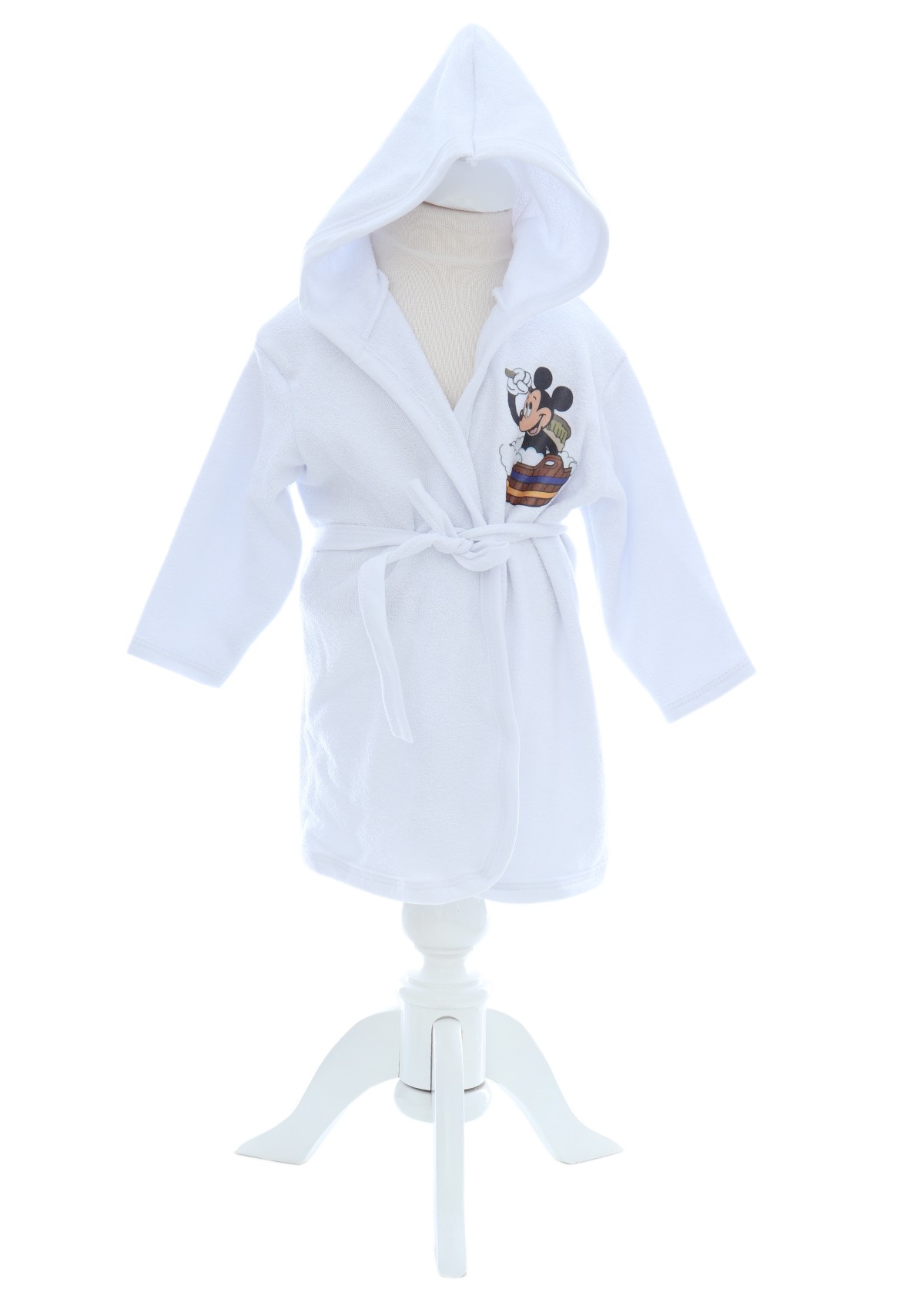 Set pentru prima baita cu nasii, halat, prosop si body, Mickey Mouse, Recostore®, REC2536 - imagine 5