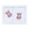 Set pentru prima baita cu nasii, halat, prosop si body, Ursulet, REC2539