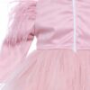 Set trusou complet pentru botez de fete, roz pudrat, model cu Balerina, Recostore®, REC2578
