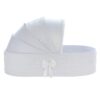Trusou tip landou pentru botez de fete, Model brodat cu Balerina, alb, 8 piese, Recostore®, REC5005/14 - imagine 4