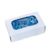 Set marturii cruciulite cu funda turcoaz pentru botez, 30 buc, REC324