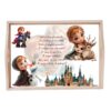 Set tava pentru taiere mot/ turta, model Ana din Regatul de Gheata, roz, 6 piese, 35x20 cm, Recostore®, REC1967/226 - imagine 2