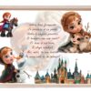 Set tava pentru taiere mot/ turta, model Ana din Regatul de Gheata, roz, 6 piese, 35x20 cm, Recostore®, REC1967/226 - imagine 3