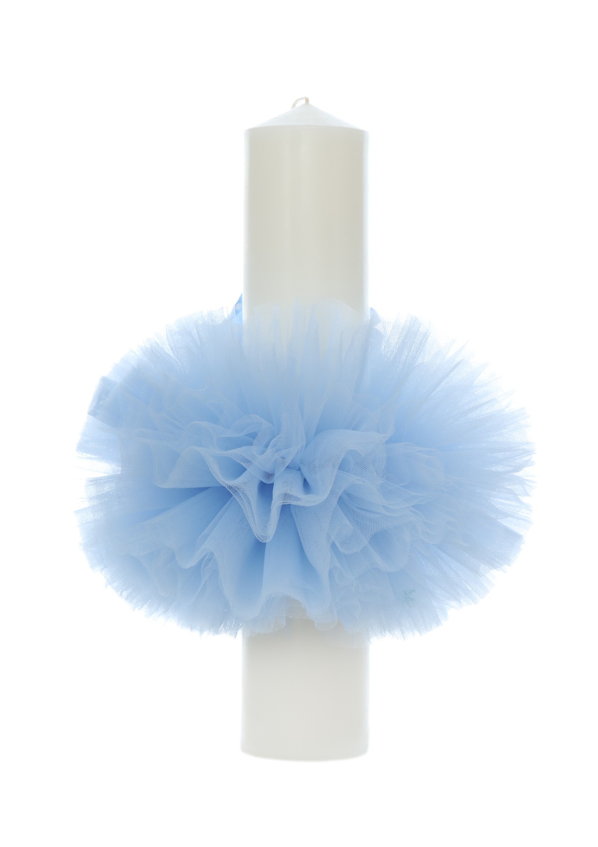 Trusou complet pentru botez de baieti, model brodat cu ingeras, trusou, lumanare "Radacini si Aripi de la parinti", costum si pantofiori, bleu, 14 piese, Recostore®, REC2640 - imagine 8