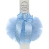 Trusou complet pentru botez de baieti, model cu ingeras, trusou imprimat, lumanare cu "Radacini si aripi de la parinti", costum si pantofiori, bleu, 13 piese, Recostore®, REC2646 - imagine 7