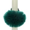 Trusou complet pentru botez de baieti, trusou brodat safari, lumanare cu Safari, costum si pantofiori, verde-crem, 14 piese, Recostore®, REC2657 - imagine 12