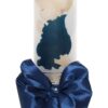 Trusou complet pentru botez de baieti personalizat cu ingeras, trusou, lumanare, costum si pantofiori, bleumarin, 13 piese, Recostore®, REC2674 - imagine 8