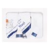 Trusou complet pentru botez de baieti personalizat cu ingeras, trusou, lumanare, costum si pantofiori, bleumarin, 13 piese, Recostore®, REC2674 - imagine 9