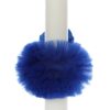 Trusou complet pentru botez de baieti, trusou simplu, lumanare cu "Radacini si aripi de la parinti" costum si pantofiori, albastru electric, 15 piese, Recostore®, REC2676 - imagine 8