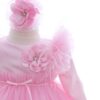Trusou complet pentru botez de fete personalizat cu Minnie, trusou, lumanare, rochita si pantofiori, roz, 12 piese, Recostore®, REC2690 - imagine 4