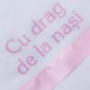 Trusou complet pentru botez de fete personalizat cu Pisicuta Marie, trusou,  lumanare, rochita cu bentita si pantofiori, roz, 10 piese,  Recostore®, REC2695 - imagine 12