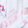 Trusou complet pentru botez de fete personalizat cu Pisicuta Marie, trusou,  lumanare, rochita cu bentita si pantofiori, roz, 10 piese,  Recostore®, REC2695 - imagine 13