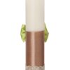 Trusou complet pentru botez de baieti personalizat cu Ursulet, lumanare cu Ursulet, costum si pantofiori, Verde, 14 piese, Recostore®, REC2750 - imagine 8