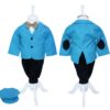 Trusou complet pentru botez de baieti personalizat cu Mickey Mouse, lumanare cu Mickey, costum si pantofiori, Turcoaz, 15 piese, Recostore®, REC2752 - imagine 6