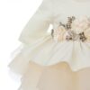 Trusou complet pentru botez de fete personalizat cu Caprioara Bambi, trusou brodat, lumanare, rochita si pantofiori,11 piese,  Recostore®, REC2754 - imagine 4