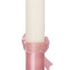 Trusou complet pentru botez de fete personalizat cu Ursulica, lumanare cu Ursulica, rochita cu trena,12 piese, roz pudrat, Recostore®, REC2760 - imagine 11