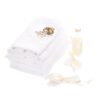Trusou complet pentru botez de fete personalizat cu Ingeras, ivoire, Recostore®, REC2765 - imagine 7