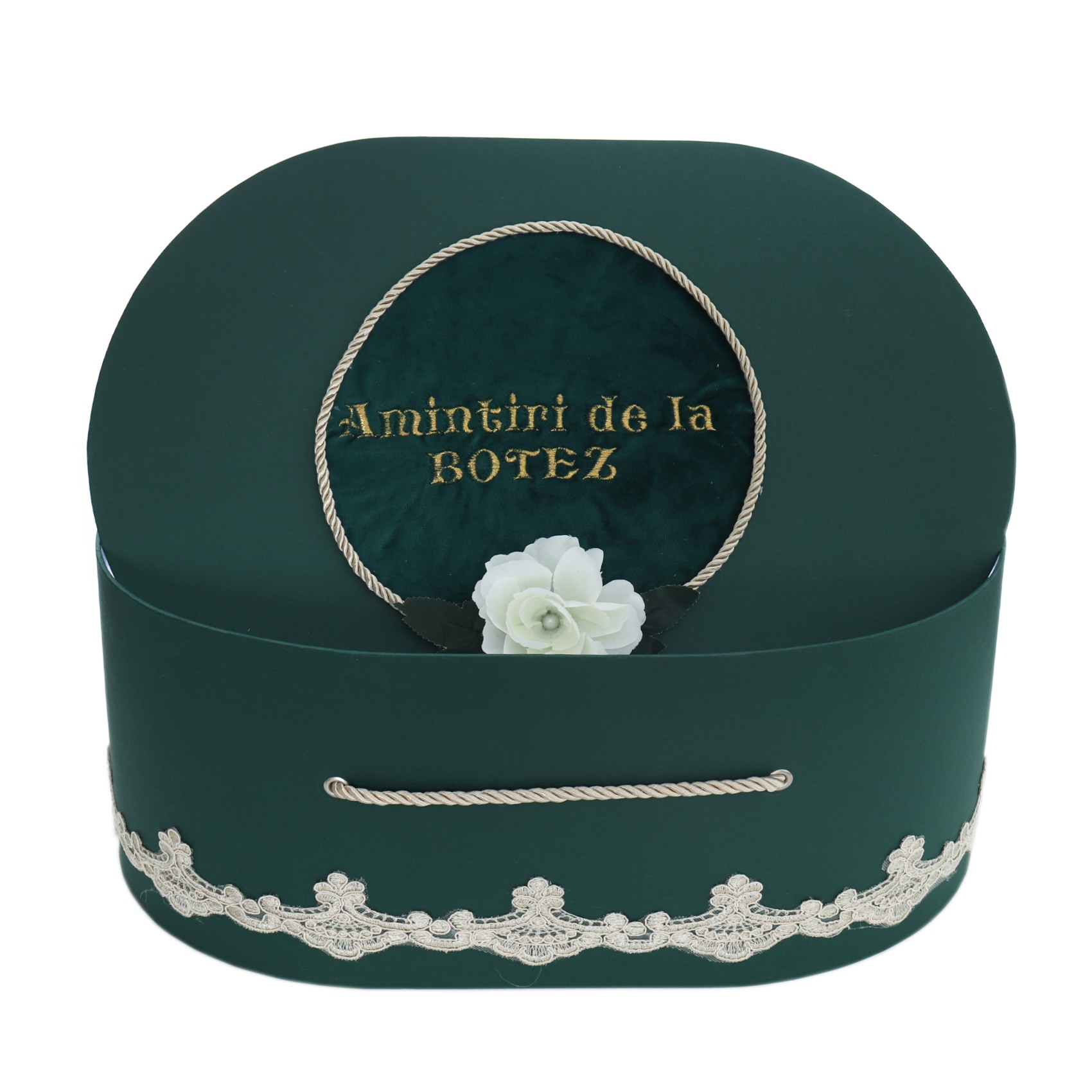 Trusou botez baieti 9 piese, Model Simba, verde, Recostore®, REC3017 - imagine 6