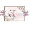 Set tava pentru taiere mot/turta, model cu Iepuras, roz pudrat, 6 piese, 35x20 cm, Recostore®, REC1967/284 - imagine 2
