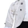 Costum Micul Print, crem-negru, pentru botez, 4 piese, camasa, sacou, pantaloni, palarie, pentru baieti, REC1155 - imagine 5