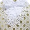 Costum bleumarin din catifea, Micul Print, pentru botez, 5 piese, camasa, sacou, pantaloni, palarie, botosi, pentru baieti, REC844 - imagine 5